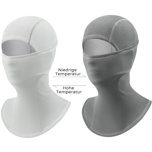 ROCKBROS Thermo-sensitive Balaclava Winter Hood Windproof Warm Fleece Mask_desvips.com