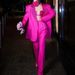 Women's clothing feather casual long-sleeved lapel suit jacket + casual slim-fit long trousers 2-piece set_desvips.com