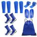Complete Soccer Gear Set (7-Piece) - Football Socks, Leg Sleeves, Shin Guards, Bandages & Backpack - Breathable & Durable Polyester For Youth_desvips.com