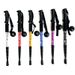 Shock Absorbing High Strength Hiking Ultra Light Aluminum Alloy Three Four Section Curved Straight Handle Telescopic_desvips.com