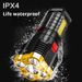 Cross-Border Five-Light High-Intensity Outdoor LED Multi-Function COB Side Light Household Portable Mini Flashlight_desvips.com
