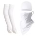 Extended Thumb-Exposing Sleeves Summer Outdoor Cycling Ice Silk Cap Sports Sun Protection Ear-Hanging Triangle Scarf_desvips.com