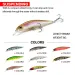 1 Pcs 85mm 8g Minnow Lures Fishing 9 Colors Suspending Wobbler Swimbait 3D Eyes Treble Hooks Artificial Bait Tackle Accessories_desvips.com