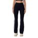 High-Waisted Seamless Yoga Pants European American Style Sports Flared Shaping Peach Casual Fitness Trousers for Women_desvips.com