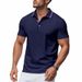 Cross-border Summer Hot Sale European Size Mesh Men's Polo Shirt Casual Golf Quick-drying Short-sleeved T-shirt Men_desvips.com