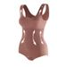 Plus Size One-Piece Shapewear For Women, Enhanced Postpartum Belly Control Hip Lift Shaping Pants With Snap Buttons And_desvips.com