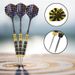 Set 12pcs 20g 24g Steel Professional Metal Tip And Sharpening Tool, Aluminum Shaft Brass Dart Body Barrel_desvips.com