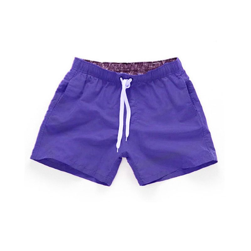 Men's Water-Repellent Swim Trunks - Double Layer & Breathable For Beach Pool & Summer Activities (Quick-Dry Black/Blue)_desvips.com