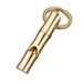 Brass Outdoor Survival Bamboo Keychain Pendant Children's Competition High Pitch Whistle Climbing Training Decoration_desvips.com