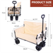 Camping Seat Multi-Use Shopping Camp Foldable Picnic Outdoor Fishing Cart_desvips.com