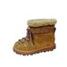 European Style Women's Sheepskin Snow Boots Winter New Flat Non-Slip Warm Casual Versatile Northeast Cotton Shoes_desvips.com