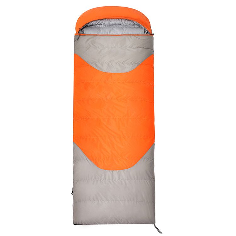 White Duck Down Ultra-Light Sleeping Bag - Adult Envelope Warm Portable Outdoor Camping Travel Bag_desvips.com