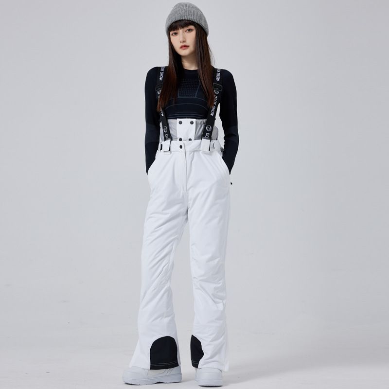 New Style Bib Ski Winter Outdoor Snowboard Windproof Waterproof Thickened Warm Snow Pants Women_desvips.com