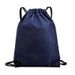 Unisex Drawstring Backpack - Lightweight Foldable Gym Bag For Basketball Shoes & Sports Gear, Custom Logo Oxford Fabric Carryall_desvips.com