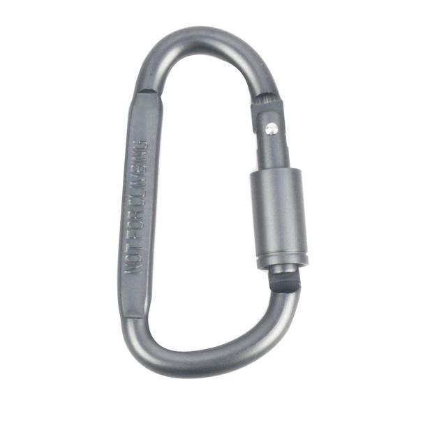 High-quality Aluminum Alloy Thickened Hanging Buckle, D-shaped Carabiner Quick-release Buckle_desvips.com