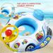 Baby Swim Ring For 1-3 Years Old - Inflatable Car Boat Pool Float With Steering Wheel & Horn Cute Cartoon Design For Toddler Water Play_desvips.com