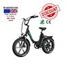 EU Warehouse Folding Electric Bike 20" 500W 48V Fat Tire E-Bike 120km Long Range Dual Battery Foldable Ebike For Adults_desvips.com