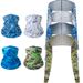Summer Camouflage Ice Silk Shawl High Elasticity Breathable For Outdoor Sports Fishing Mountaineering Sun Protection Cycling Face Mask_desvips.com