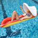 Inflatable Pool Lounge With Canopy Reclining Backrest Foldable Floating Bed With Storage Net Multi-Position Sun Shade_desvips.com