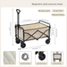 Outdoor Portable Picnic Trolley Small Trailer Camping Stall Folding Cart_desvips.com