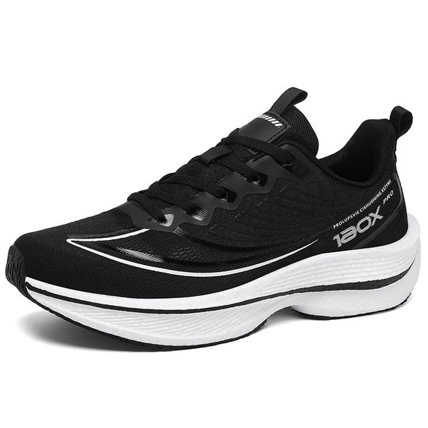Men's Running Outdoor Fitness Comfortable Breathable Tennis Anti Slip Elastic Lace Up Large Men Sports Shoes_desvips.com
