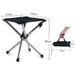 Stainless Steel Telescopic Outdoor Folding Chair Portable Fishing Stool Camping Mazar_desvips.com