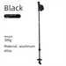 Two-Section Aluminum Alloy Double Board Snow Pole Multi-Functional Ski Portable Climbing Stick Shock-Absorbing Cane_desvips.com