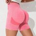 Women's High-Waisted Peach Butt Yoga Shorts Fitness Butt Lifting Running Quick Drying Breathable Tight-Fitting Sports Outerwear_desvips.com