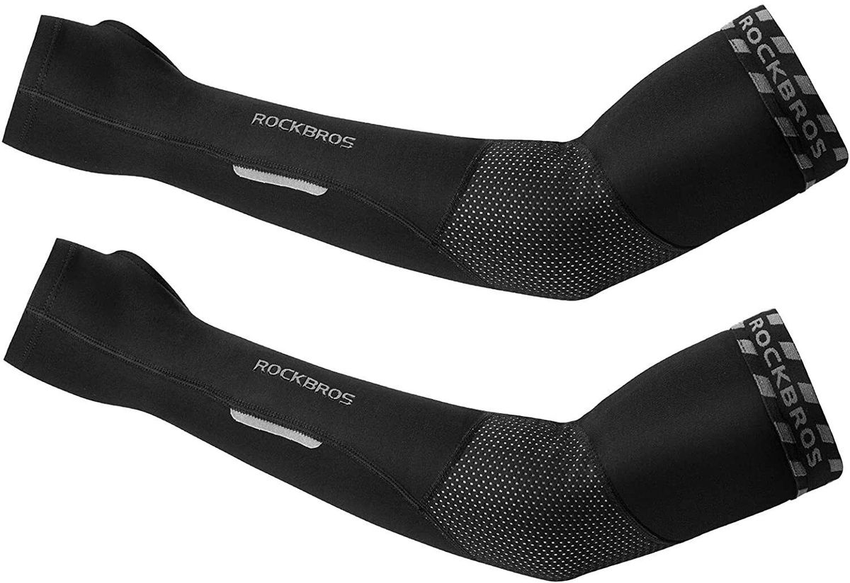 ROCKBROS 1 pair of arm sleeves Arm warmers Warm sleeves Cycling Sport Protection Unisex_desvips.com