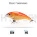 TREHOOK 5pcs Bionic Crankbaits Pike Wobblers Sets 6cm 10g Floating Minnow Fishing Lures Kit Artificial Bait For Bass_desvips.com