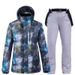 001 New Suit Set For Men, Snowboard Skiing, Outdoor Sports Ski Jacket Pants, Thickened And Warm_desvips.com