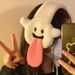 Quirky Cartoon Tongue-Out Plush Muffs Women, Autumn And Winter Warm Covers, Warmers, Pads, Ear Warmers For Cycling_desvips.com