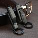 Stainless Keys Waist Keyring Holder Belt Outdoor Anti-Lost Hanging Clip Buckle Keychain Strap Tools_desvips.com