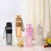 Frosted Feel Sports Plastic For Men And Women Creative Portable Student Bottle With Lid High-Value Water Cup_desvips.com
