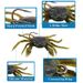Lure Bait Cross Border Submerged Long Distance Casting Crab Soft Bait 13cm/33.5g Simulation Fish Bait Fishing Gear_desvips.com