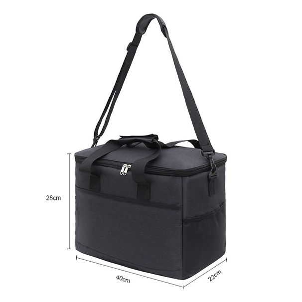 Extra Large Insulated Cooler Bag Thickened Thermal Lunch Tote For Camping Picnics Leakproof Portable Food Carrier With Heavy Duty Handles_desvips.com
