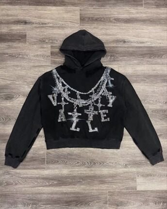 2025Valley Printed Hooded Pullover Sweatshirt Casual Loose Hot-Selling Top_desvips.com