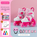 Flashing Kids Inline Skates-Adjustable Size,Suitable For Boys & Hirls,Beginner Roller Skates Wwith Light-up Wheels_desvips.com