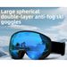 Outdoor Spherical Men And Women Double-layer Anti-fog Ski Can Be Carded Myopia Glasses Mountaineering Goggles_desvips.com