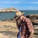 Straw Hat Men's Summer American Beach Hat Men's Sun Protection Mountaineering Sun Hat Men's Western Denim Travel Straw Hat_desvips.com