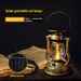 Solar Lantern Handheld Kerosene Lamp Outdoor Waterproof Garden Indoor Decorative Ornament Emergency Light_desvips.com