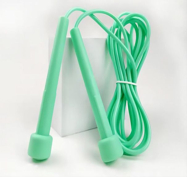 Anti-slip Handle, Pvc Solid Steel Wire Rope, Adjustable Children's Speed Skipping Rope Training Pen Barrel_desvips.com