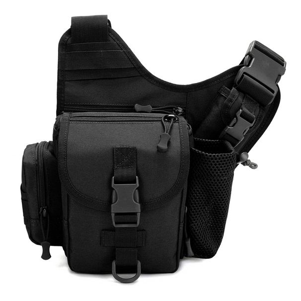 Men's Military Fan Chest Outdoor Sports Thigh Tactical Single Shoulder Crossbody Saddle Camera Bag Lightweight_desvips.com