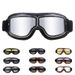 Retro Motorcycle Helmet Goggles Vintage Windproof Eyewear Glasses Or Cruiser_desvips.com