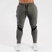 Jacket Suit Slim Fit Sports Men Running Fitness Casual Long Drawstring Tight Training Pants_desvips.com