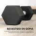 Juego De Mancuernas De 2x6kg Con Barra De Conexión Metálica Y Cabeza Hexagonal Para Entrenamiento En Y Plata_desvips.com