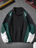 Men's Color-blocked Jacket, Lightweight, Casual, Travel, Windproof And Wear-resistant, High-quality Fabric, Boyfriend_desvips.com