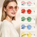 2026 New Unisex Classic Trend Colorful Pilot Glasses, Retro Round Metal Stent Sunglasses, Top Picks For Outdoor Sports Outfits_desvips.com