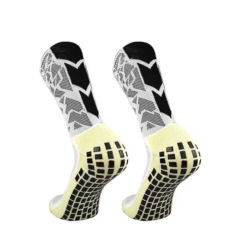 Colorful Mid Tube Football Socks Professional Sports Thickened Towel Bottom Sweat Absorbent Breathable Non-Slip Basketball Socks_desvips.com