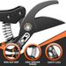 DECERK 8.5 Inch Professional Pruning Shears For Effortlessly Pruning 3/4 Inch Branches_desvips.com